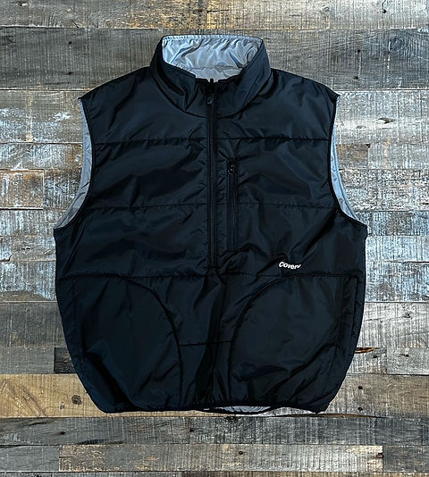 Cloveru® Urban Reversible Vest（Black / Gray） | BIZARRE GREEN