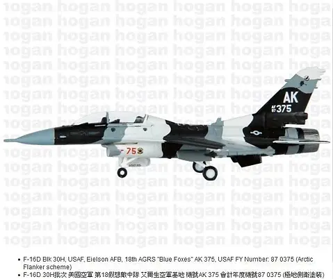 Hogan Wings 6320, F-16D Blk 30H, USAF, Eielson AFB, 18th AGRS