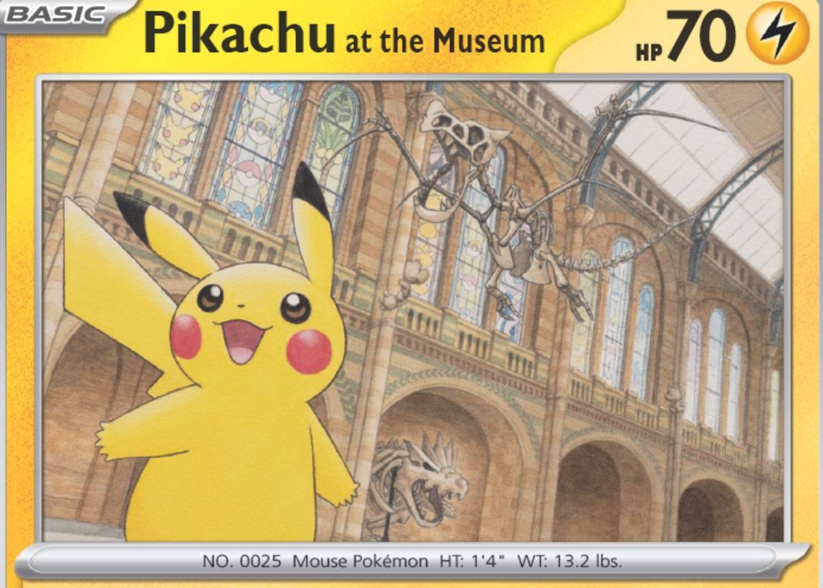 Pikachu at the Museum ポケモンカード Pikachu at the Museum - Jumbo