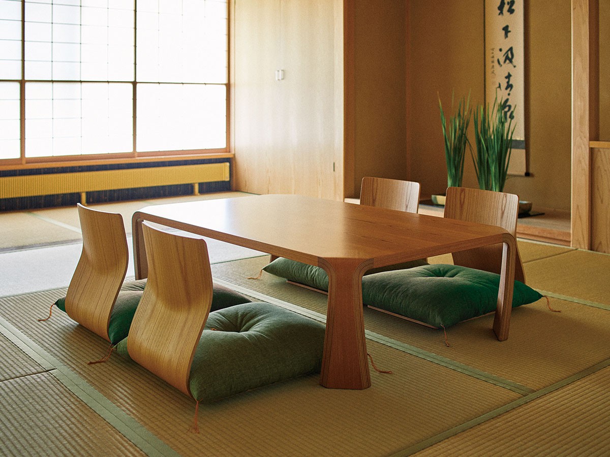 天童木工 座卓 / てんどうもっこう 座卓 F-0263SG-NT 幅75.5cm（スギ