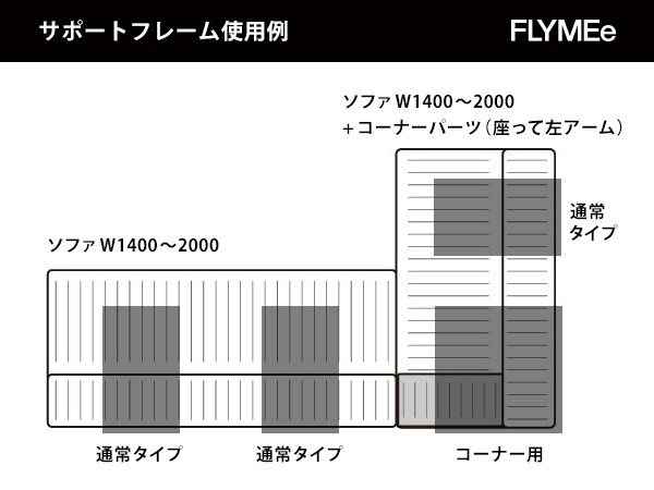 HAREM TUMIKI SOFA SUPPORT FRAME / ハーレム つみき ソファ サポート