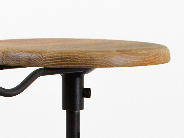 D8/DISTRICT EIGHT GALETTE LOW STOOL with backrest / ディーエイト