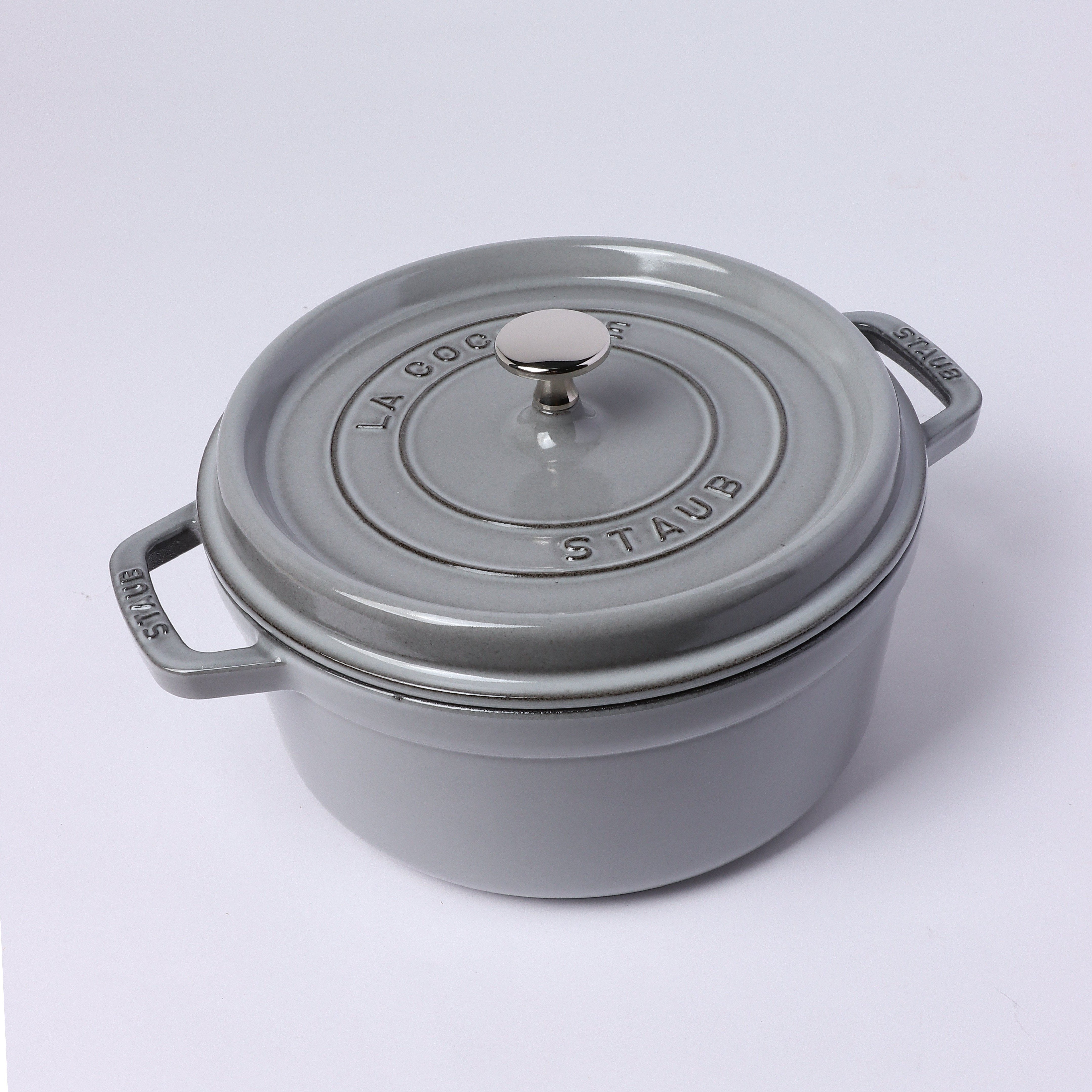 ピコ・ココット ラウンド 24cm グレー｜ココット｜ストウブ公式