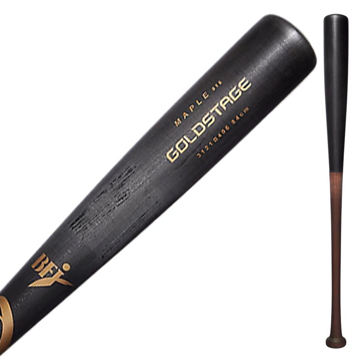 2025モデル】アシックス 硬式 木製バット メイプル製 ゴールドステージ