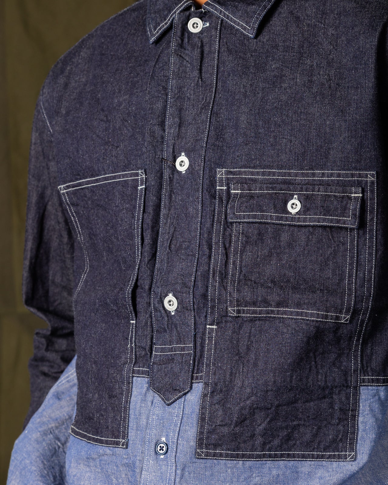 Nigel Cabourn Utility Shirt Type 2 - 10 oz Denim – Standard & Strange