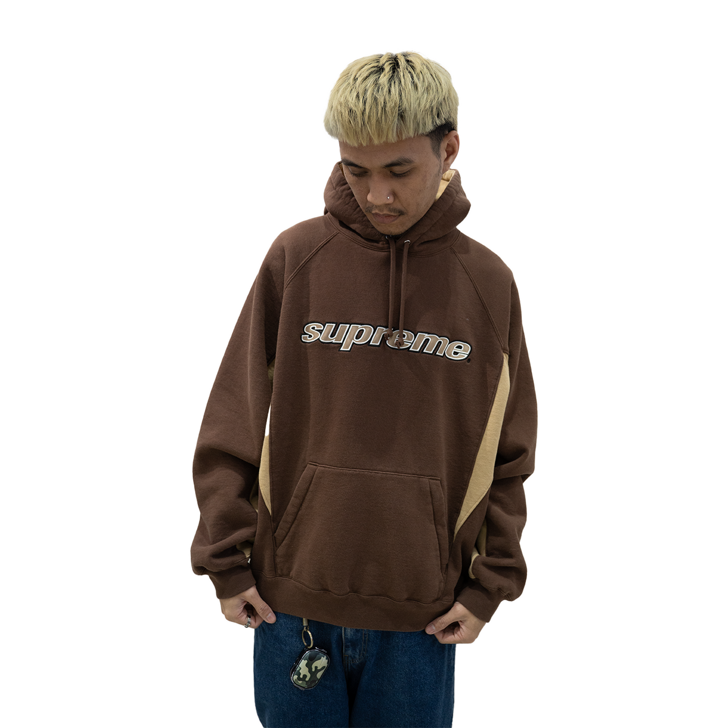 Supreme Division Hoodie Brown (FW24) – STEALPLUG KL