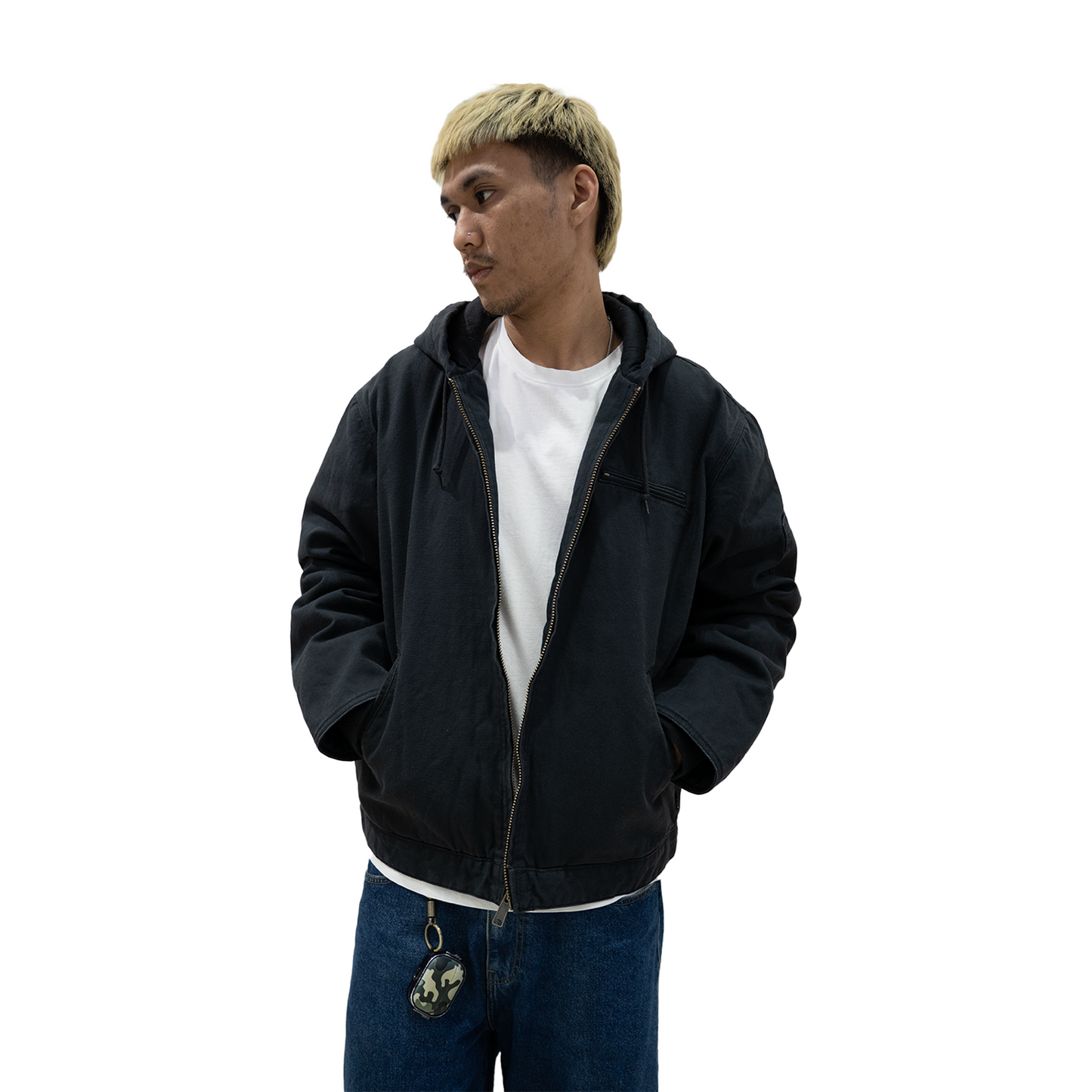 Supreme Thrasher Hooded Work Jacket Black (FW24) – STEALPLUG KL