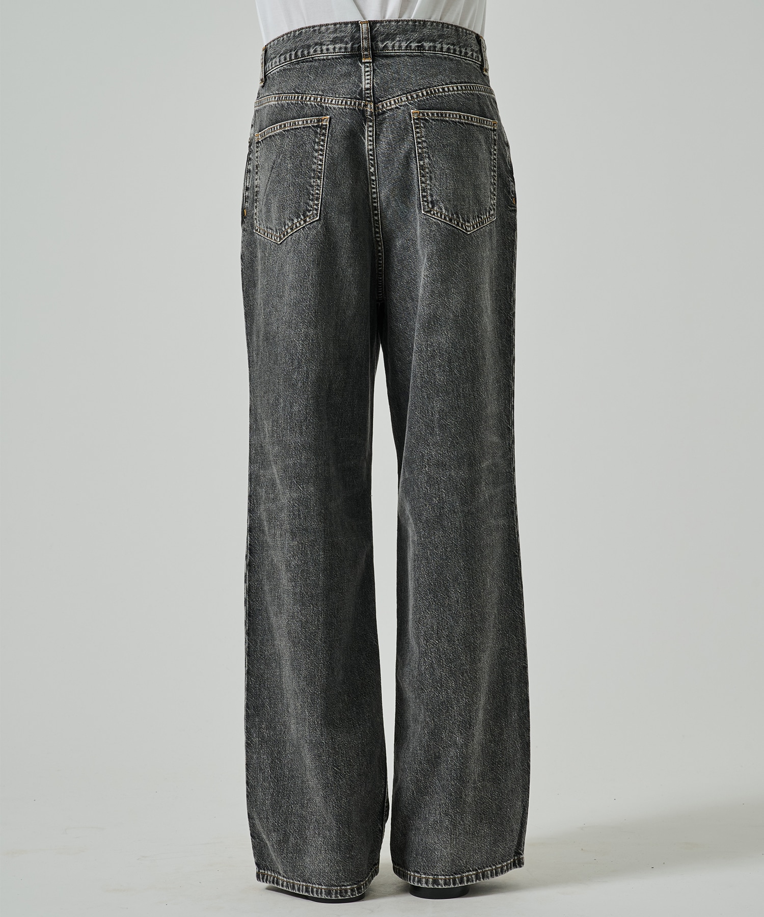 WASHED DENIM WIDE PANTS｜JOHN LAWRENCE SULLIVAN