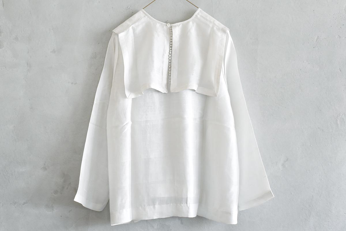 カディシルクのセーラーブラウス 〈予約受付のご案内〉：BUNON | SUNNY