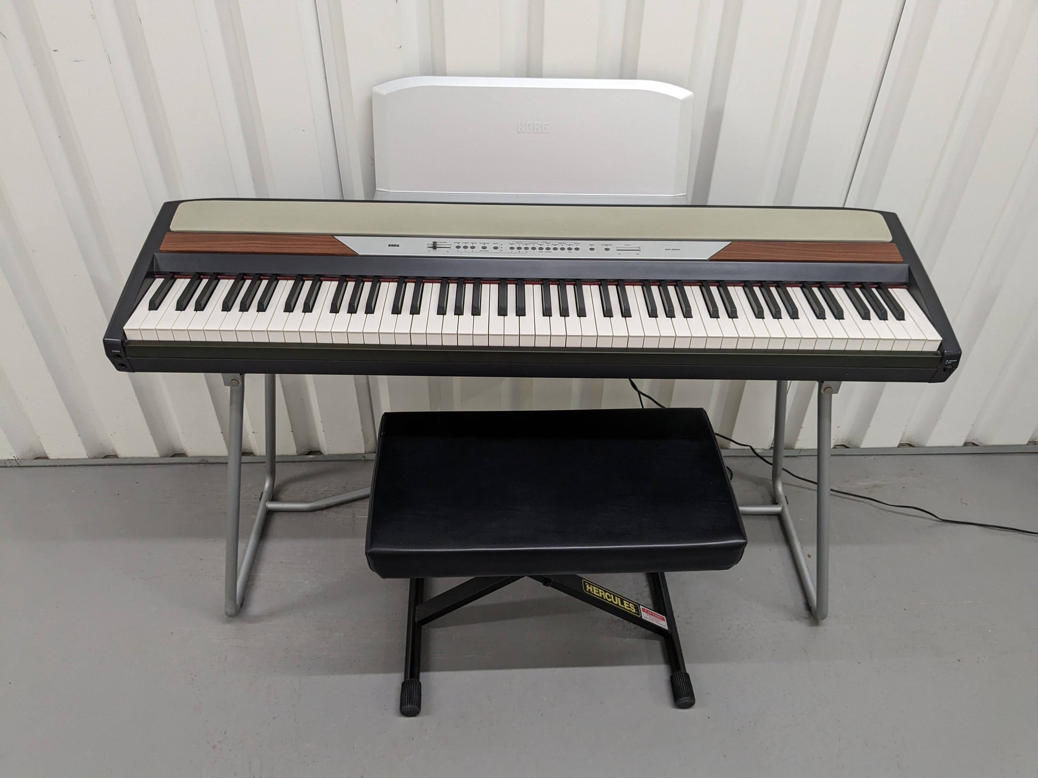 KORG SP-250 88 Key professional Piano with stand and sustain pedal