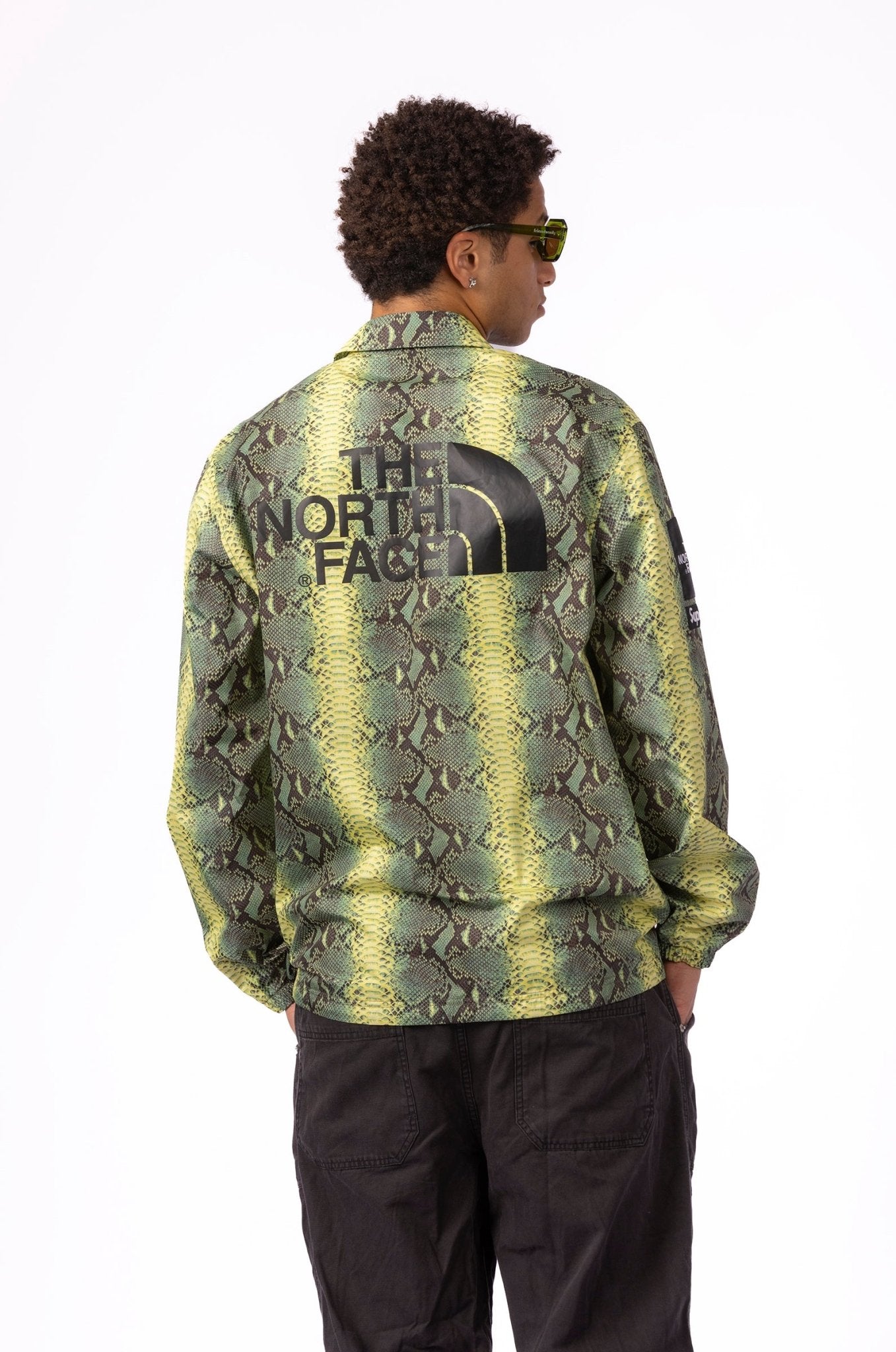 Supreme x The North Face Snakeskin Taped Seam Coaches Jacket