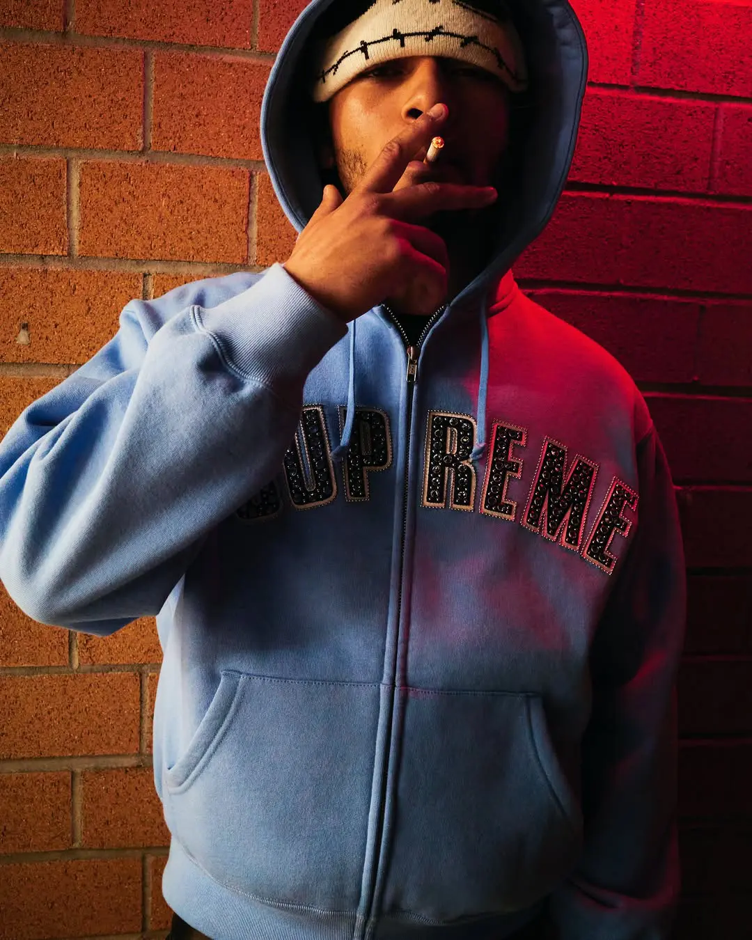 Supreme®/b.b. Simon® Zip Up Hooded Sweatshirt | Supreme 25ss