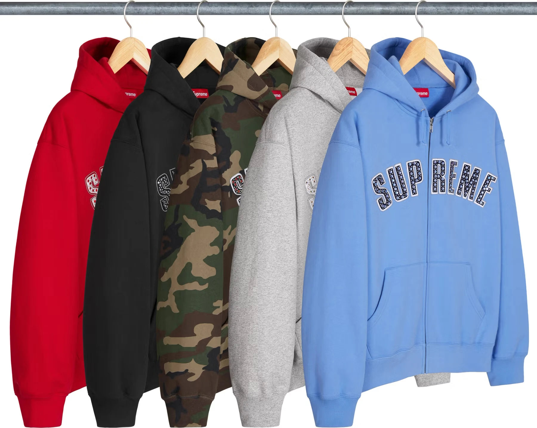 Supreme®/b.b. Simon® Zip Up Hooded Sweatshirt | Supreme 25ss