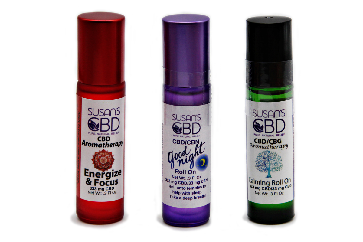 CBD/CBG/CBN Aromatherapy Pack – Three Great Products for Self Care