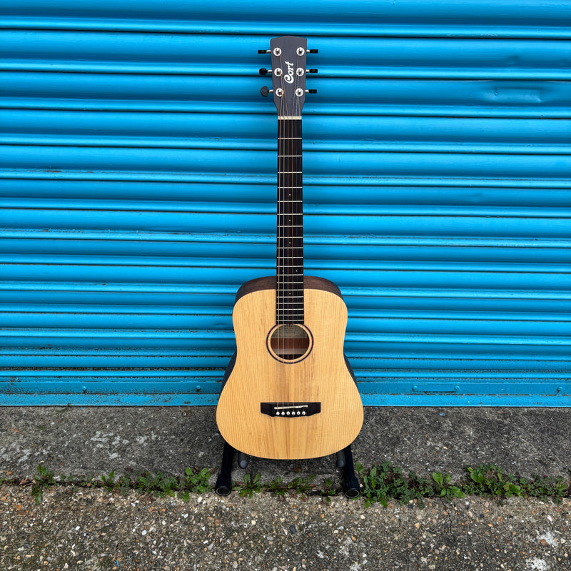 Cort Earth Mini Electro Acoustic Guitar With Solid Adirondack