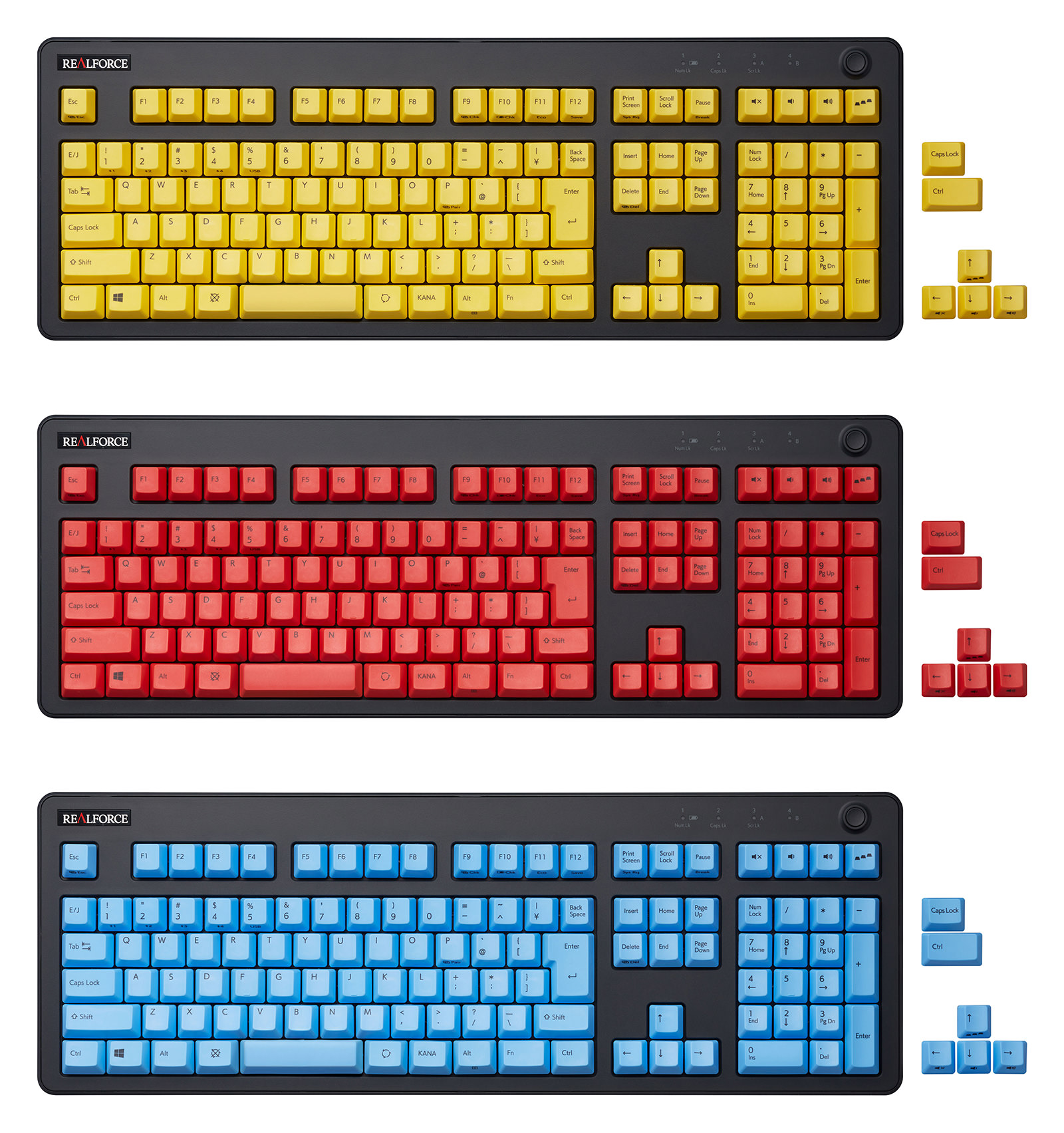 東プレからREALFORCE R3キーボード専用「R3ハイブリッドモデル用カラー