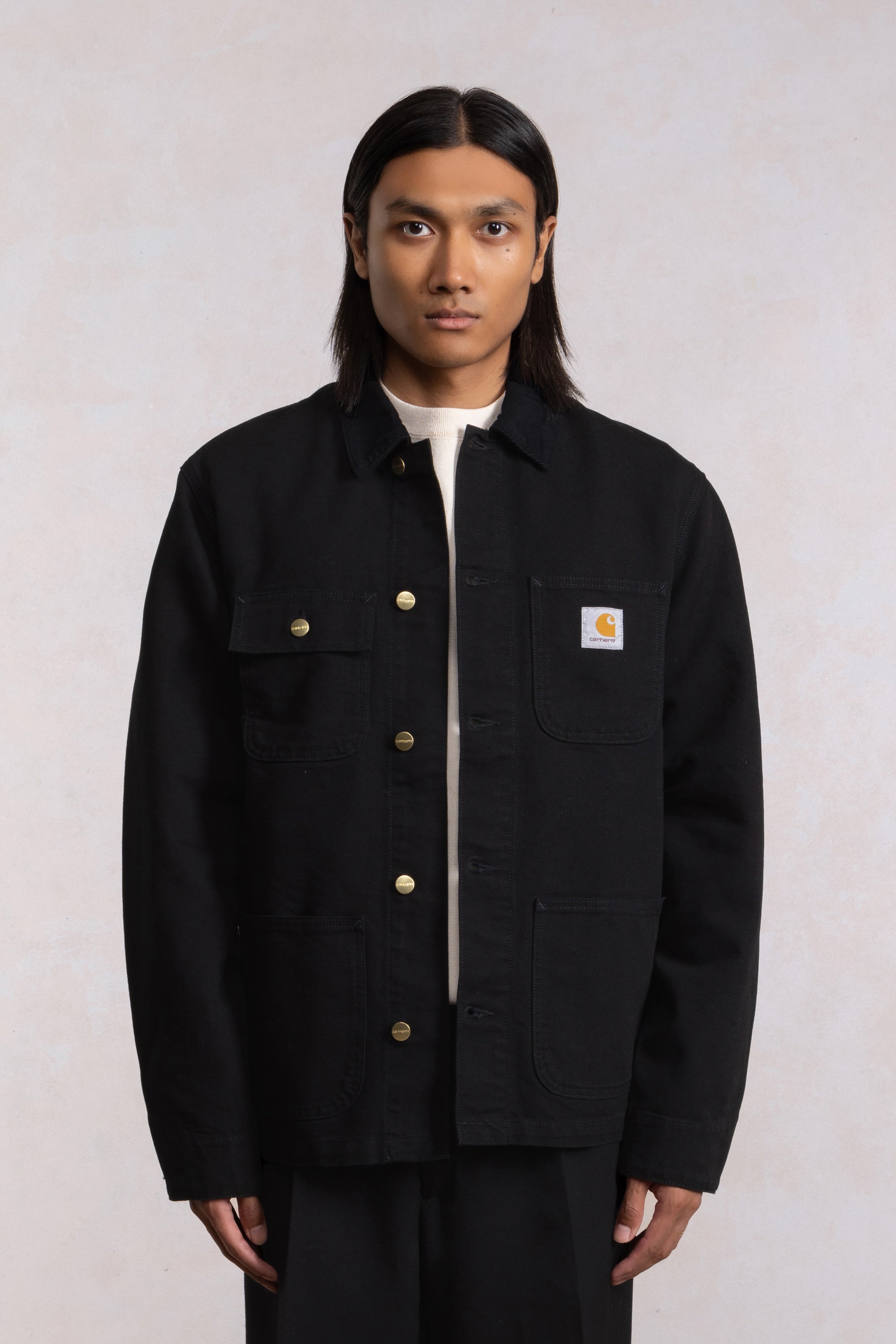 CARHARTT WIP - Michigan Coat Dearborn Canvas Noir – suuupply